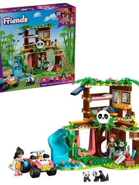 LEGO Friends Panda Sanctuary Animal Care Pretend Play Toy For Girls & Boys - NIB